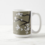 Cherry Blossoms White Sakuras Flowers Zen Mug