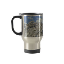 Cherry-blossoms, WINTER WONDERLAND mugs by adeolagbadamosi Cherry-blossoms, WINTER WONDERLAND mugs