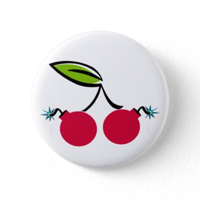 Cherry Bomb Button by SlickandHisRuin