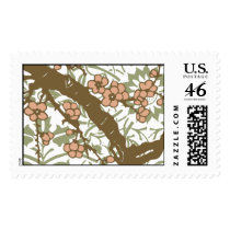 Cherry Branch in Pink postage by litabug Cherry Branch in Pink postage