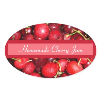 Cherry Canning Label sticker