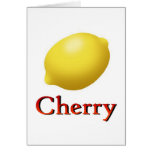 Cherry Greeting Card