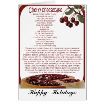 cherry cheesecake cards