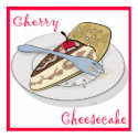 Cherry Cheesecake Poster posters