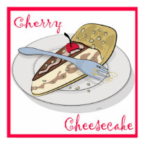 Cherry Cheesecake Poster posters