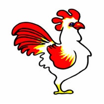 Cherry Chicken photo sculptures