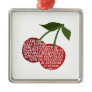 Cherry Complete Pi Christmas Tree Ornaments
