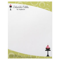 Cherry Cupcake Bakery Business Letterhead