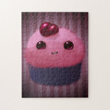 Cherry Cupcake Jigsaw Puzzles