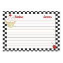 Cherry Cupcake Mini Recipe Cards business cards by candystore Cherry Cupcake Mini Recipe Cards business cards