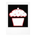 cherry cupcake polaroid personalized invite