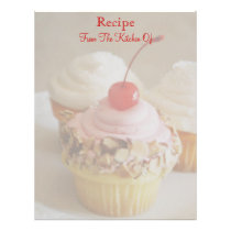 Cherry Cupcake Recipe Letterhead