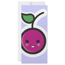 Cherry Cute Kawai style Art rack cards by monicastamp Cherry Cute Kawai style Art rack cards