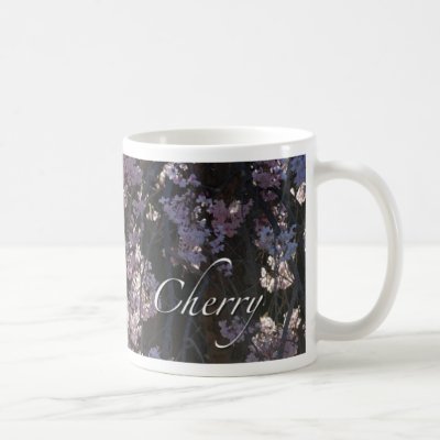 Cherry Flowers Mug by jerryjindrich