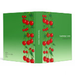 Cherry Fresh Green Vinyl Binder