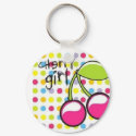 Cherry Girl Key Chain keychains by lildevil024 Cherry Girl Key Chain keychains