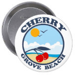 Cherry Grove Beach. Pinback Button