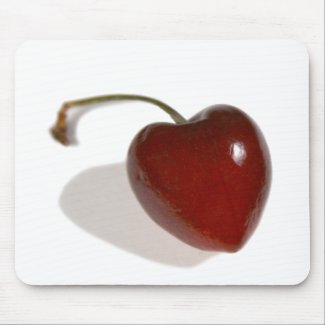 Cherry Heart Mousepad