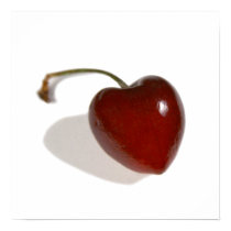 Cherry Heart Poster posters by junipergrove Cherry Heart Poster posters