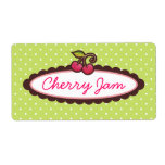 Cherry Jelly Marmalade Jam Labels
