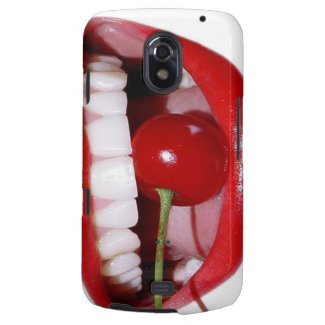 Cherry lips galaxy nexus case