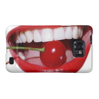 Cherry lips galaxy SII cases