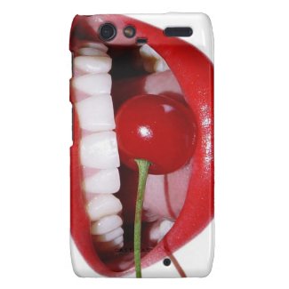 Cherry lips motorola droid RAZR cases