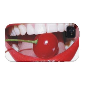 Cherry lips vibe iPhone 4 cases