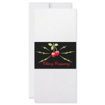 cherry logo customized rack card