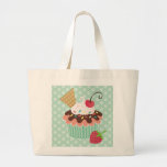 Cherry & Mint Cupcake Bag