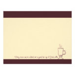 Cherry Mocha Irish Coffee Cup Note Cards invitations