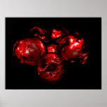 Cherry Molecule Poster