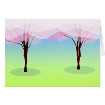 Cherry Orchard Card by MarmaladeMoonSweden