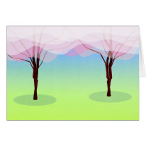 Cherry Orchard Card by MarmaladeMoonSweden Cherry Orchard Card