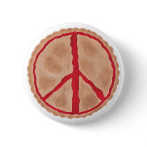 Cherry peace sign pie buttons
