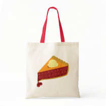 Cherry Pie Heart Tote Bag