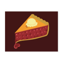 Cherry Pie Heart Postcard