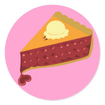 Cherry Pie Heart stickers
