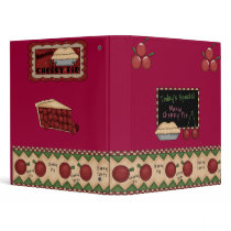 Cherry Pie Recipe Binder by LulusLand Cherry Pie Recipe Binder