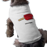 Cherry Popsicle Bite Me (CUSTOMIZABLE) Dog Tee Shirt