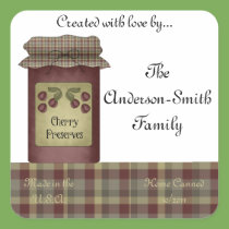 Cherry Preserves (Personalize) stickers