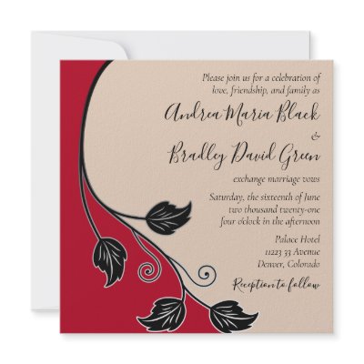 Black And Champagne Wedding Colors. Red, champagne, and lack is