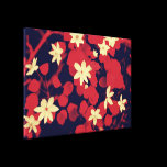 Cherry Red n Flowers Canvas canvas prints