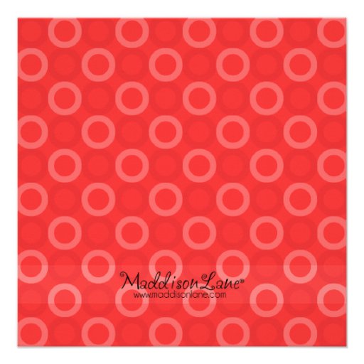 Cherry Red Pin Pals Bowling Birthday Party Personalized Invites