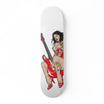 Cherry Red Skate Board Deck
