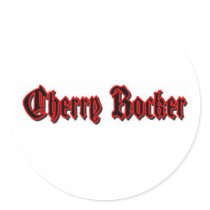Cherry Rocker - White Sticker #1 stickers
