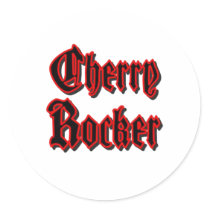 Cherry Rocker - White Sticker #2 stickers