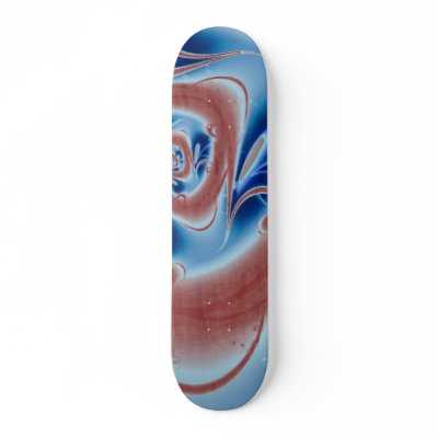 Cherry Splash Custom Skate Board by gacatmandu