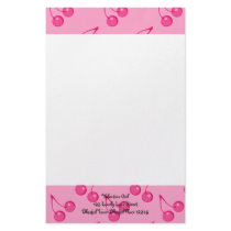 Cherry Sweet-Hearts stationery
