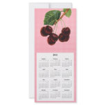 Cherry Telephone and Calender card Rack Card